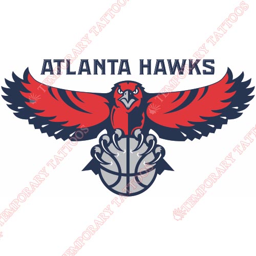 Atlanta Hawks Customize Temporary Tattoos Stickers NO.901